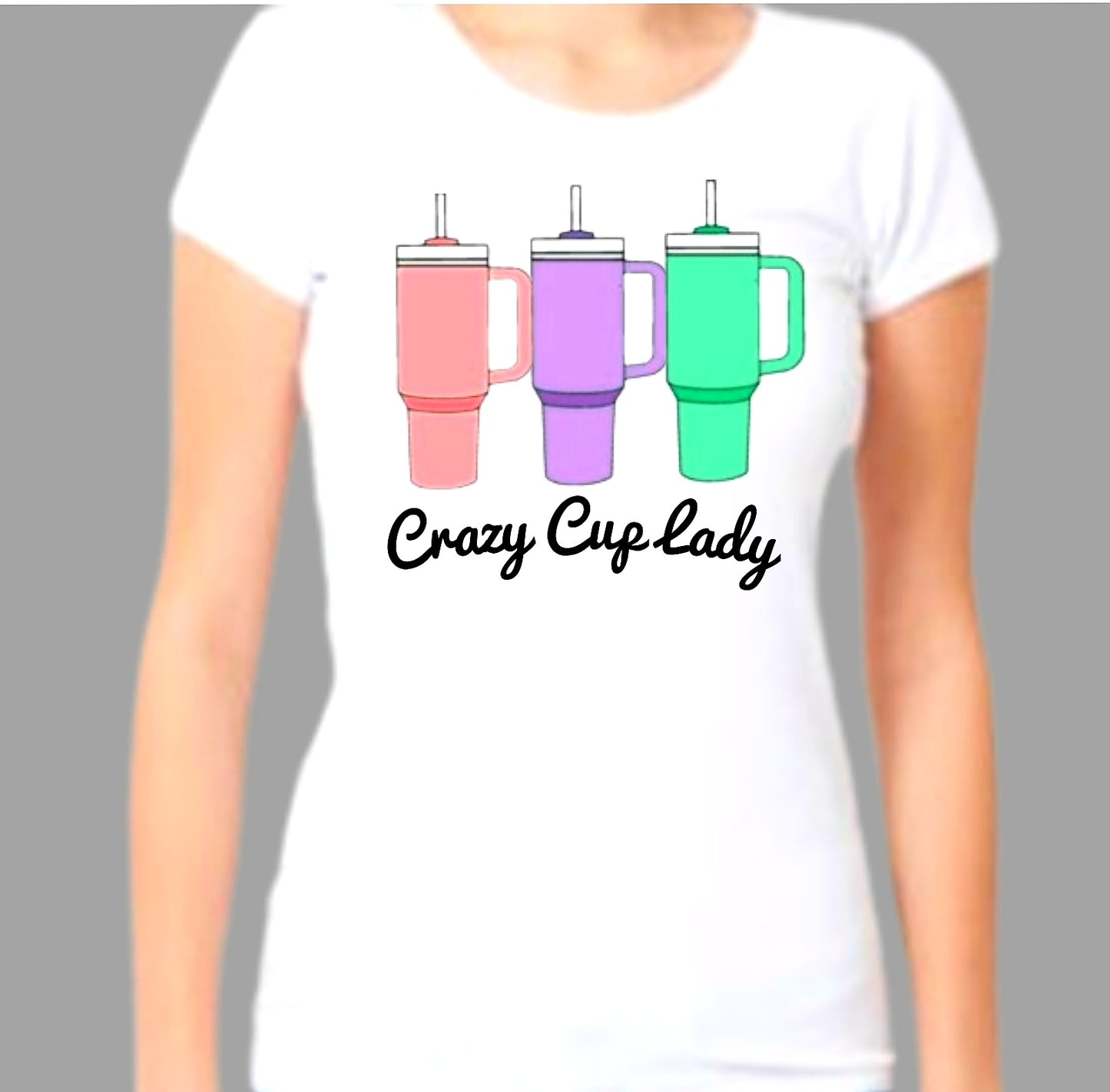 Crazy Cup Lady, Tee